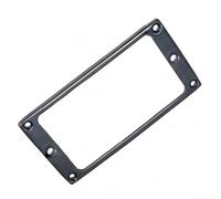 Eawfgtuw Para pastilla Humbucker de metal de 4 mm x 4 mm, montaje para anillo para guitarra eléctrica, 92 x 46 mm, agujero interno externo de 70 x 39 mm, compatible con estándar (negro)