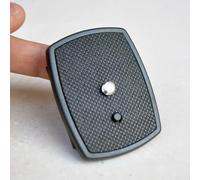 Eawfgtuw Para placa de liberación rápida de 35 mm a 43 mm para cámaras DSLR, adaptador de montaje de cabeza de trípode de 48 x 63 mm con tornillo de 10.2 cm, compatible con Yunteng y la mayoría de