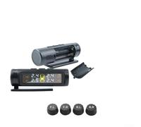 Eawfgtuw Para sistema de presión de neumáticos TPMS para presión real y pantalla con alarma para baja presión, alta fuga y baja (extraposición)