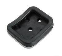 Eawfgtuw Pastilla de pedal de freno para 300, para cargador Challenger para Magnum 2005-2018, acero inoxidable + goma, plata + negro, 45 mm x 36,5 mm x 10 mm, izquierda