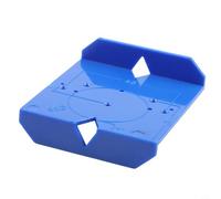 Eawfgtuw Plantilla de guía de taladro de agujero de bisagra para bisagras de puerta de armario de 35 mm y 40 mm, herramienta de localización ABS para instalación y posicionamiento de puertas de