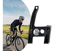 Eawfgtuw Plástico ABS para guía de cable de pedalier para marco, soporte de tope de cable de desviador de doble posición con diámetro exterior de 44 mm, parte de enrutamiento antidesgaste (negro) (C)