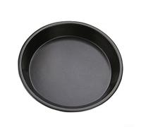 Eawfgtuw Plato de pizza de acero al carbono Bandeja no redonda para cocinar en horno microondas Bandejas redondas perforadas para hornear bandejas de pizza para horno (B)