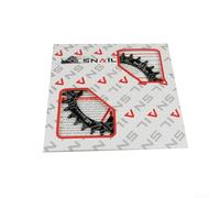 Eawfgtuw Plato estrecho y ancho 104 para BCD para caracol, piñón ovalado de aleación de aluminio 7075 32T-42T, placa negativa positiva de una sola velocidad para bicicleta de montaña de 8 a 11