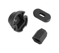 Eawfgtuw Polvo de silicona para Xiaomi Scooter 4 Lite II, juego de 3 cubiertas de puerto para protección de agujeros de carga, impermeable, accesorios para scooter eléctrico Mijia, color negro