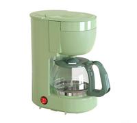 Eawfgtuw Práctica cafetera de goteo con temporizador programable de 24 horas, mantiene el calor durante 2 horas y apagado automático, ofrece una preparación de café segura y rápida (verde de moda)