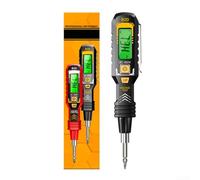 Eawfgtuw Probador de voltaje digital Pluma Detector eléctrico sin contacto con luz Apagado automático Rango de 11V-450V para electricistas Probador de circuito Dispositivo Prueba de electricista