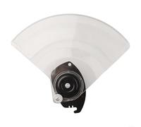 Eawfgtuw Protector transparente para sierra ingletadora eléctrica de 10 pulgadas, cubierta de seguridad de repuesto compatible con máquina de corte de aluminio 255, para piezas de plástico y metal