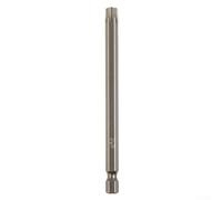 Eawfgtuw Punta de destornillador Torx de 100 mm con vástago hexagonal de 6,35 mm para T7-T40 de seguridad a prueba de manipulaciones de acero de aleación para destornilladores y taladros eléctricos de