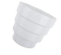 Eawfgtuw Reductor de conductos - 79-100-110-120 mm/117-150-160 mm, reductor de conducto ABS, tubo redondo, multireductor, extractor, adaptador de conector de tubo de ventilador, reductor de conducto