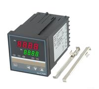 Eawfgtuw REX-C700 Controlador de temperatura PID inteligente 0-400 ℃ SSR Termostato de salida Pantalla digital Grado industrial Anti-interferencia para Hornos de moldeo por inyección Secadores