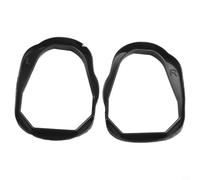 Eawfgtuw Road For Bike Cleat Covers for Speedplay Pedales, ABS Cleat Flecos para protectores de borde para ciclismo, accesorios duraderos para protección de zapatos (negro/amarillo, par) (negro)