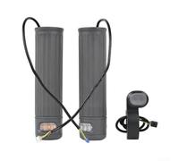 Eawfgtuw Scooter eléctrico Manillar Luces intermitentes Izquierda Derecha Indicadores Compatible con Xiaomi Para Mi4 Para PRO PLUS MAX Plástico Gris Impermeable 145mm