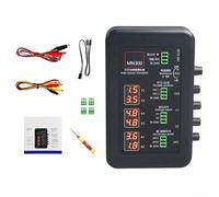 Eawfgtuw Simulador de sensor automotriz MN300 con simulación de señal de voltaje, resistencia y oxígeno para pruebas de diagnóstico de coche, TPS de doble canal, refrigerante