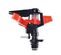 Eawfgtuw Sistema de riego giratorio de jardín con soporte de boquilla ajustable, control de flujo de agua, equipo de riego de césped para cobertura de riego de plantas 4-8M