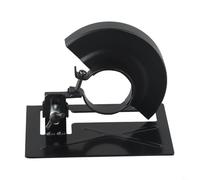 Eawfgtuw Soporte de metal ajustable para amoladora angular con cubierta protectora de seguridad, base de soporte para herramientas eléctricas para corte de taller y fabricación de metal, estable