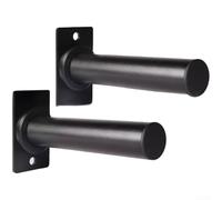 Eawfgtuw Soporte de placa de peso de acero montado en la pared para placas de barra de 25 mm y 50 mm, soporte organizador de placas de gimnasio resistente con inclinación hacia arriba segura para