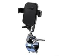 Eawfgtuw Soporte para teléfono de coche para salpicadero. Soporte de teléfono móvil de ABS tipo clip montado en el salpicadero con funcionamiento manual, a prueba de golpes y ajuste (patrón)