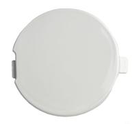Eawfgtuw Tapa de gancho de remolque para parachoques delantero para CX-3 2014-2023, cubierta de tapa de transporte de remolque compatible con lado izquierdo/derecho, material ABS, se adapta a blanco