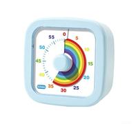 Eawfgtuw Temporizador visual para gestión del tiempo, para niños con autismo y TDAH, aula, oficina en casa, reloj de cuenta regresiva para enseñar trabajo, reunión, temporizador Pomodoro (azul)