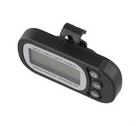 Eawfgtuw Termómetro digital para nevera con conversión C/F, muestra corriente mínima máxima, pantalla grande transparente para uso en interiores y refrigeradores, (negro)