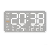 Eawfgtuw Timbre inalámbrico con sensor de movimiento con detector PIR, grabación de voz personalizada, volumen ajustable, funciona con pilas o recargable, timbre de alerta de entrada inalámbrico para