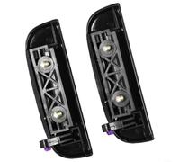 Eawfgtuw Tiradores exteriores de puerta para Suzuki Alto Apv Carry 2009 2013, par de manijas de puerta delanteras, color negro, plástico, izquierda y derecha