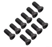 Eawfgtuw Tornillo Torx para insertos de carburo para soporte de herramientas de torno CNC, 10 piezas x 10 mm, inserto de repuesto con cabeza de enchufe Torx, dureza de alta resistencia para maquinaria