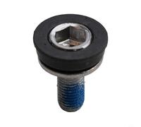 Eawfgtuw Tornillos de manivela de cabeza hexagonal M8 x 15 mm, tornillos de sellado para fijación de soporte inferior de bicicleta, metal para pernos de cadena con enchufe hexagonal, paquete de 2