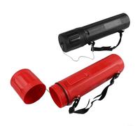 Eawfgtuw Tubo de almacenamiento de varilla de soldadura, soporte de electrodos con correa, tubo de electrodo resistente, protección contra la humedad para herramientas de taller, almacenamiento de