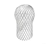 Eawfgtuw z - Filtro protector de canalón de aluminio de 7,6 cm, protector de bajante para hojas, ramas de escombros de hojas, musgo y obstrucción de suciedad, se adapta a canalones redondos o