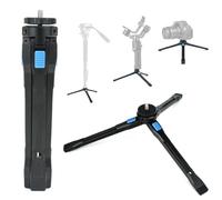 EaxanPic Mini trípode de aluminio de 6.8 pulgadas, trípode de mesa de | Longitud ajustable de 2 niveles, diseño de expansión de tornillo de 0.25 pulgadas, para cámara/DSLR Zhiyun Crane Dji RS3/4