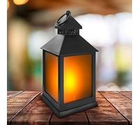 Eaxus® Farolillo LED para exterior, con efecto de llama, vela - Decoración para salón y jardín