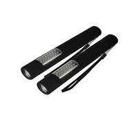 Eaxus® Juego de 2 lámparas de trabajo LED - Linterna con imán, pilas incluidas