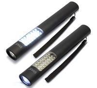 Eaxus® Juego de 2 lámparas de trabajo LED - Linterna con imán, pilas incluidas