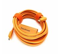 Eazedream 5 m Type-C a USB-C Tethering Cable para Sony, Canon, Nikon Cámara, Portátil, YouTube, OBS