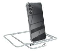 EAZY CASE Cadena para teléfono Compatible con Galaxy A14 5G Funda Protectora para teléfono y cordón Funda con Correa Elegante Cadena y Funda para Smartphone en Blanco Gris Claro