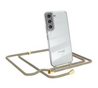 EAZY CASE Cadena para teléfono Compatible con Galaxy S22 5G Funda Protectora para teléfono y cordón Funda con Correa Elegante Cadena y Funda para Smartphone en Arcoíris