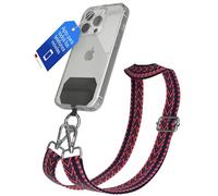 EAZY CASE - Cadena para teléfono móvil universal para colgar compatible con cualquier teléfono móvil, cadena con funda combinable, cordón para teléfono móvil con mosquetón para teléfono móvil, correa