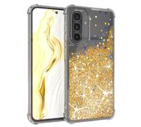 EAZY CASE - Funda Brillante Compatible con Galaxy A56 Funda de teléfono de Silicona Ligera Brillante a Prueba de Golpes protección contra caídas en Liquid - Oro
