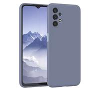 EAZY CASE - Funda de Silicona para Galaxy A13 4G Funda de Silicona Suave a Prueba de Golpes Funda Fina de protección Premium TPU Paragolpes de teléfono en Azul Acero
