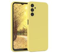 EAZY CASE - Funda de Silicona para Galaxy A14 5G Funda de Silicona Suave a Prueba de Golpes Funda Fina de protección Premium TPU Paragolpes de teléfono en Amarillo
