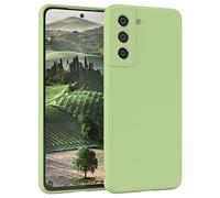 EAZY CASE - Funda de Silicona para Galaxy S21 FE 5G Funda de Silicona Suave a Prueba de Golpes Funda Fina de protección Premium TPU Paragolpes de teléfono en Verde
