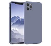 EAZY CASE - Funda de Silicona para iPhone 11 Pro MAX Funda de Silicona Suave a Prueba de Golpes Funda Fina de protección Premium TPU Paragolpes de teléfono en Azul Acero