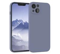 EAZY CASE - Funda de Silicona para iPhone 13 Funda de Silicona Suave a Prueba de Golpes Funda Fina de protección Premium TPU Paragolpes de teléfono en Azul Acero