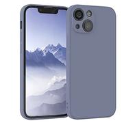 EAZY CASE - Funda de Silicona para iPhone 13 Mini Funda de Silicona Suave a Prueba de Golpes Funda Fina de protección Premium TPU Paragolpes de teléfono en Azul Acero