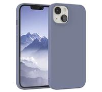 EAZY CASE - Funda de Silicona para iPhone 14 Funda de Silicona Suave a Prueba de Golpes Funda Fina de protección Premium TPU Paragolpes de teléfono en Azul Acero