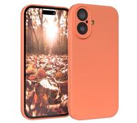 EAZY CASE - Funda de Silicona para iPhone 17 Funda de Silicona Suave a Prueba de Golpes Funda Fina de protección Premium TPU Paragolpes de teléfono en Naranja