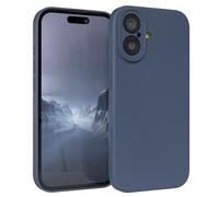 EAZY CASE - Funda de Silicona para iPhone 17 Funda de Silicona Suave a Prueba de Golpes Funda Fina de protección Premium TPU Paragolpes de teléfono en Azul Oscuro