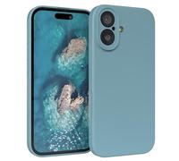 EAZY CASE - Funda de Silicona para iPhone 17 Funda de Silicona Suave a Prueba de Golpes Funda Fina de protección Premium TPU Paragolpes de teléfono en Azul Verdoso